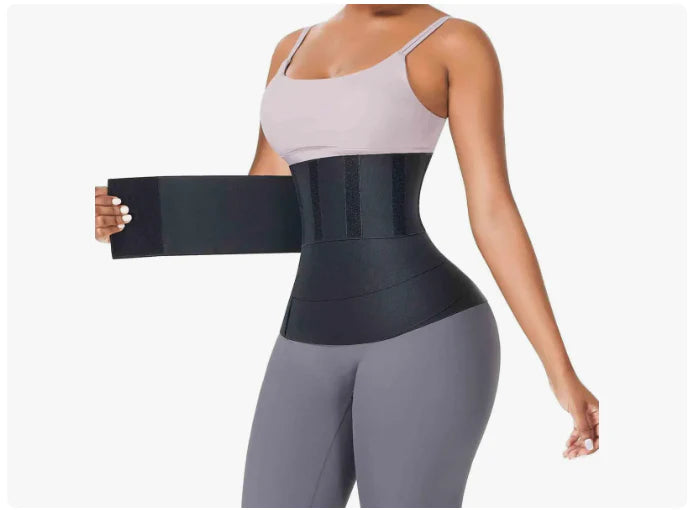 Adiós Rollitos, Hola Cintura™ 👗| Banda Ajustable Definición y Soporte Instantáneo.