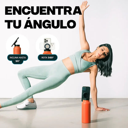 Apto para todos los celulares 💎 Hydrify™ • Botella térmica con soporte Selfie magnético 360° ⚡ Pide la tuya HOY con Envío GRATIS 🚚🔥