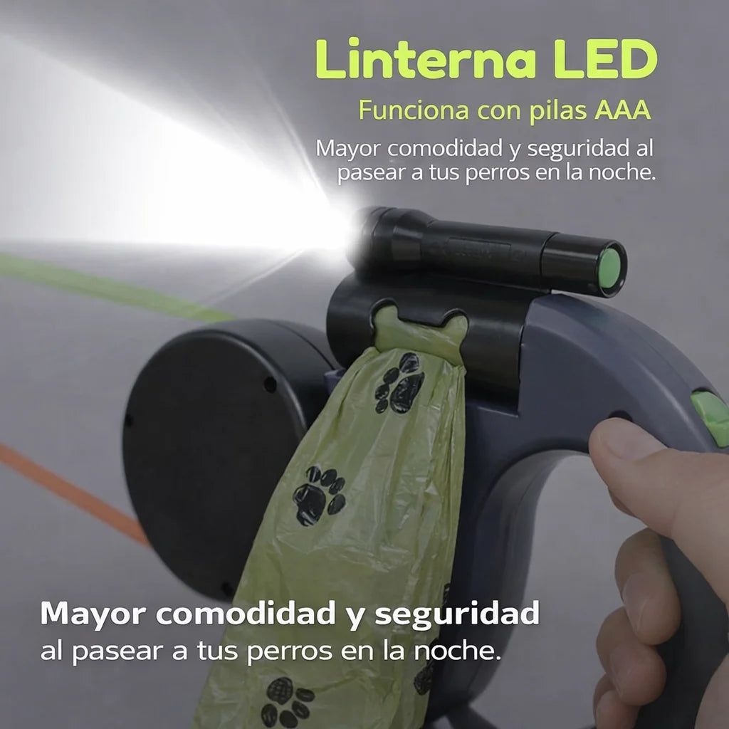 Pasea 2 perros sin enredos ni jalones SmartLesh™ 360
