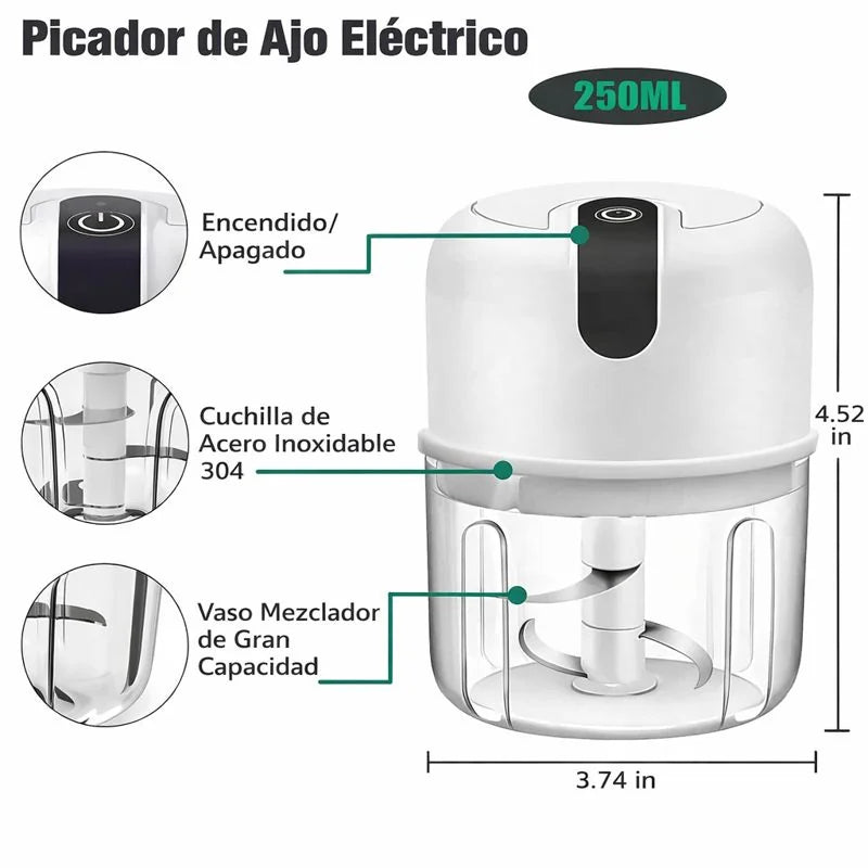 Pica en segundos sin cansarte ni ensuciar.