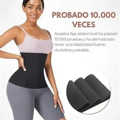 Adiós Rollitos, Hola Cintura™ 👗| Banda Ajustable Definición y Soporte Instantáneo.