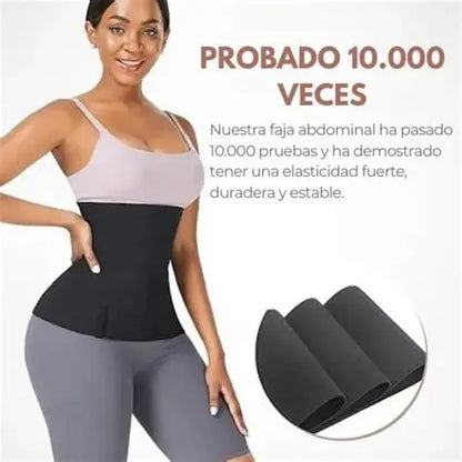 Adiós Rollitos, Hola Cintura™ 👗| Banda Ajustable Definición y Soporte Instantáneo.