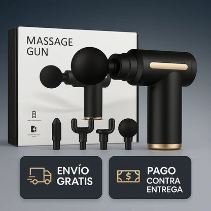 🚀 ¡Dile adiós al dolor muscular y al estrés con tu nueva Pistola Masajeadora 4 en 1!