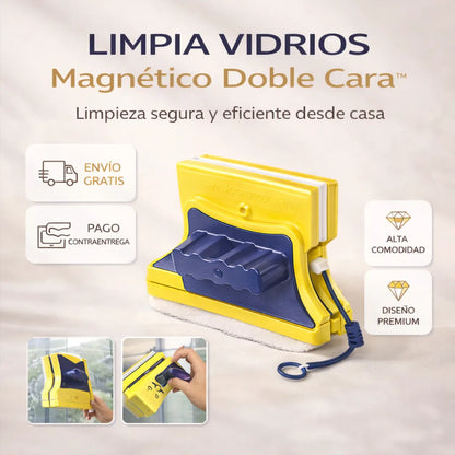 Limpia tus vidrios por ambos lados sin riesgo.